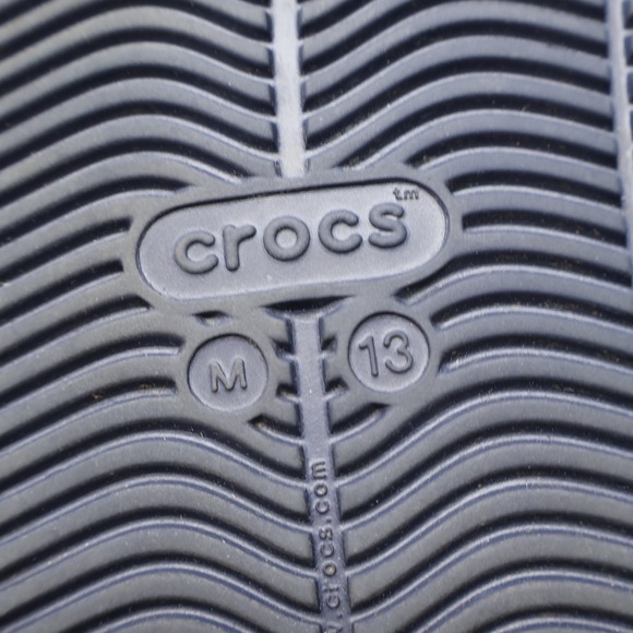 Crocs Mens 13 Sandals Blue Off Court Clogs Casual Lightweight Comfort Slip On main image 6
